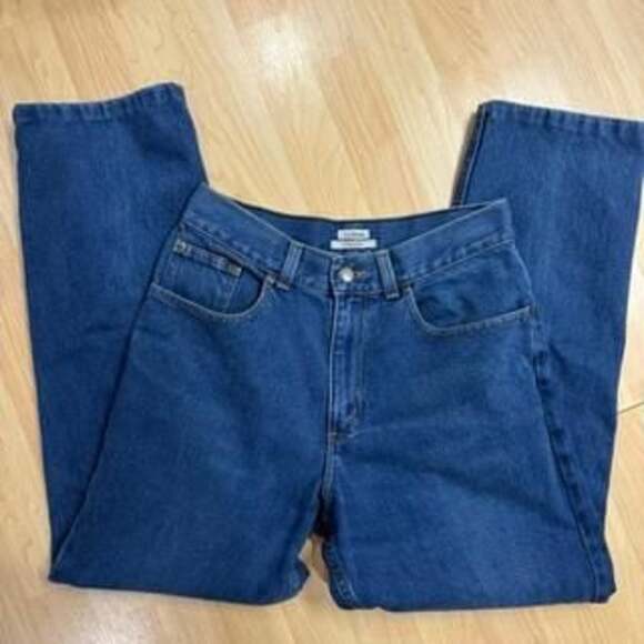 L.L.Bean Original Fit High-Waist Straight Leg Jeans - Women's Size 8 Regular - Picture 2 of 4